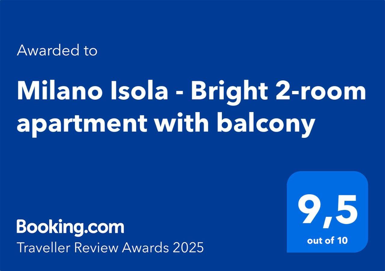 Milano Isola - Bright 2-Room Apartment With Balcony Esterno foto
